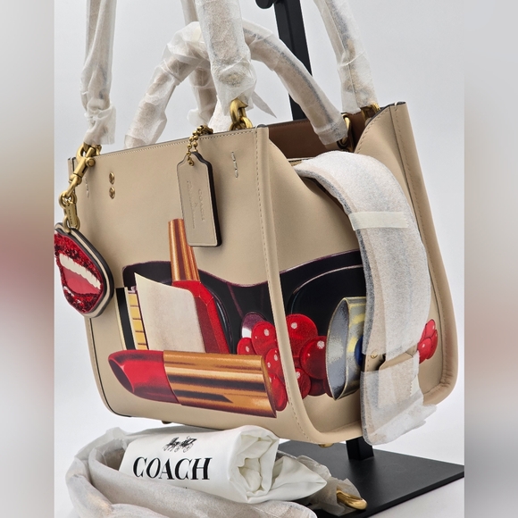 🔥🔥SALE🔥🔥SALE🔥🔥 💥NWT💥Coach x Tom Wesselmann Rogue 25 Lipstick CA126 - Picture 2 of 16